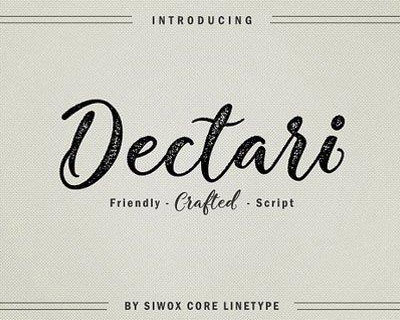 Dectari Script英文字体下载