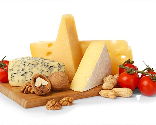 不同品种的奶酪图片