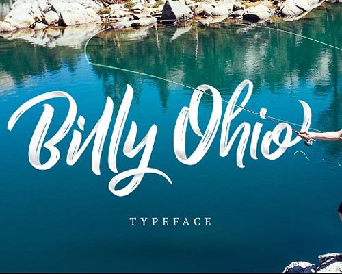 billy ohio个性英文字体下载