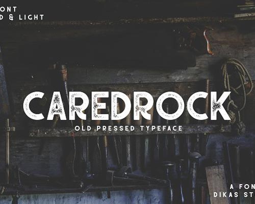 Caredrock英文字体下载