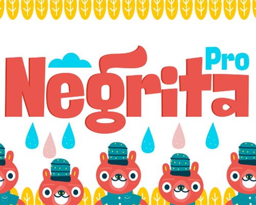 Negrita Pro可爱卡通英文字体下载