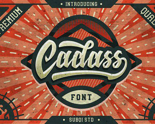 Cadass Serif创意个性海报字体下载