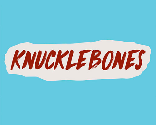 Knucklebones创意唯美英文字体安装下载
