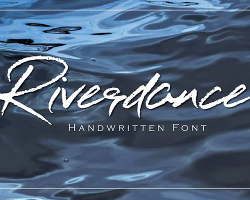 Riverdance国外欧美艺术书法英文字体安装包下载
