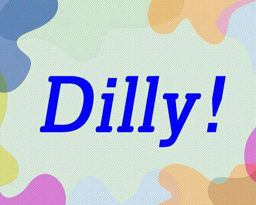Dilly创意英文字体安装包下载