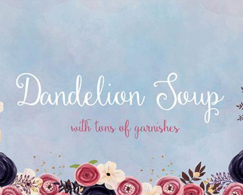 Dandelion Soup英文字体