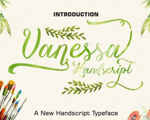 Vanessa Handscript英文字体