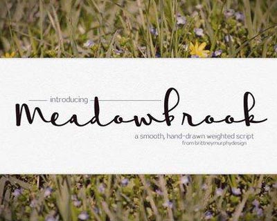 Meadowbrook英文字体下载