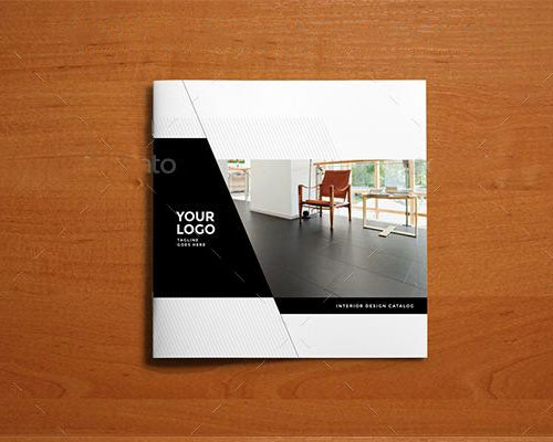 室内装修设计家具目录样品画册InDesign模板下载