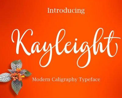 Kayleight英文字体下载