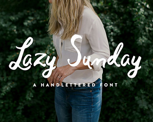 Lazy-Sunday艺术英文字体下载