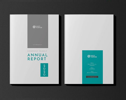 年度报告简洁企业画册广告画册画册书籍模板下载