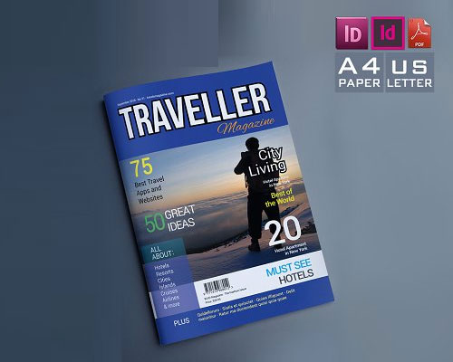 创意旅游公司宣传杂志画册模板下载