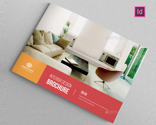 典雅创意室内家居设计画册模板下载