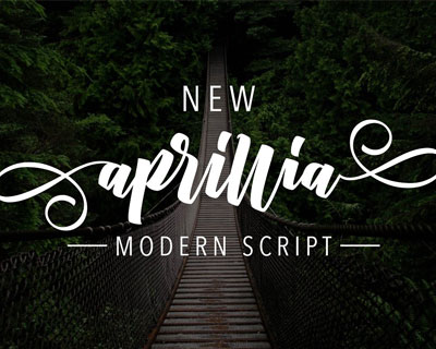 Aprillia个性英文字体下载