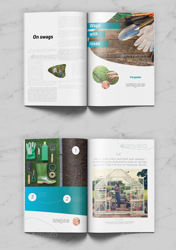 企业画册简约时尚通用生态园宣传画册设计3