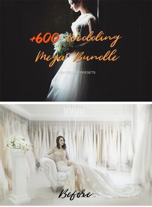 600+唯美婚礼调色Lightroom预设1