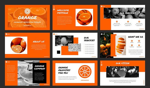 多用途营销产品上市分析橙色PPT幻灯片模板2