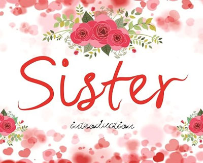 Sister唯美小清新英文字体