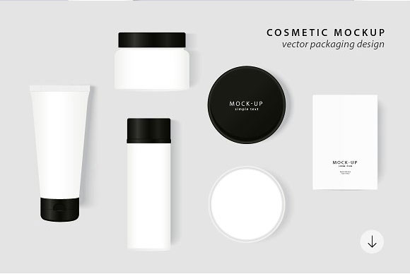化妆品包装设计产品广告样机模板下载2