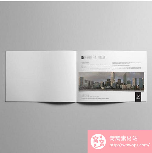 简约景观时尚商业计划书画册模板4