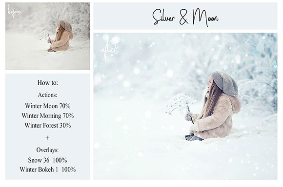 时尚摄影照片增效叠加季冬艺术效果合集素材10