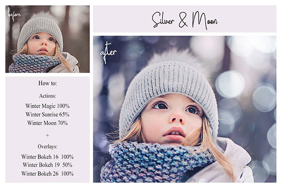 时尚摄影照片增效叠加季冬艺术效果合集素材12