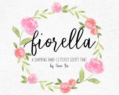 Fiorella唯美花式英文字体下载