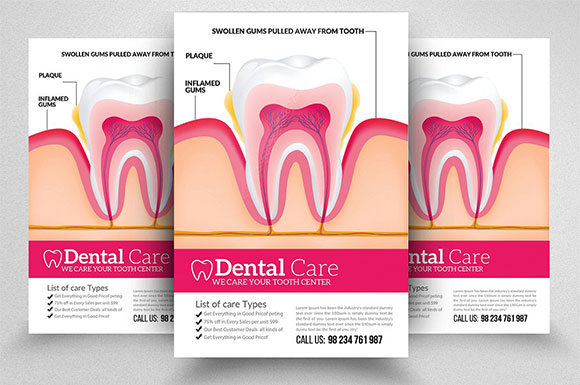 创意美牙牙科诊所医院宣传海报设计7