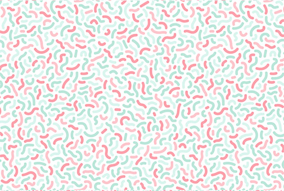 抽象孟菲斯无缝粉彩图案背景印花素材9