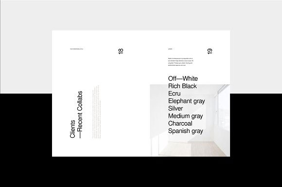 极简黑白女性设计美学工作室书籍画册模板9