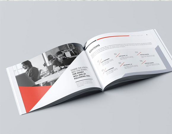 创意商务公司简介项目方案画册设计模板3