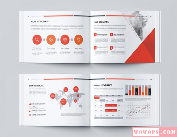 创意商务公司简介项目方案画册设计模板7