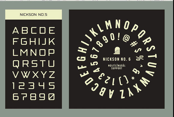 S&S Nickson个性字体符号下载7