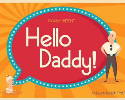 HelloDaddy英文字体下载