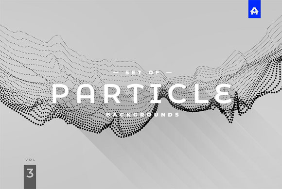 粒子抽象背景艺术设计矢量素材1