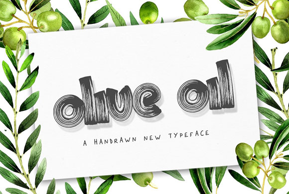 Olive Oil时尚英文字体下载1