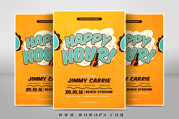 创意饮品饮料促销活动海报设计模板下载1
