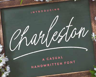 Charleston时尚唯美英文字体下载