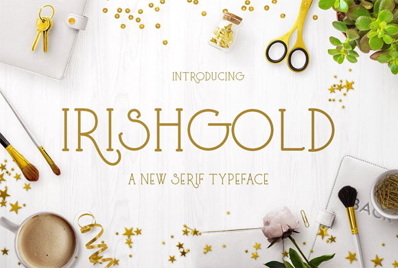 Irishgold英文字体下载1