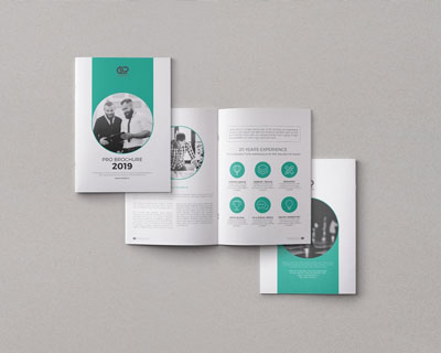 创意商务公司年度报告小册子画册设计