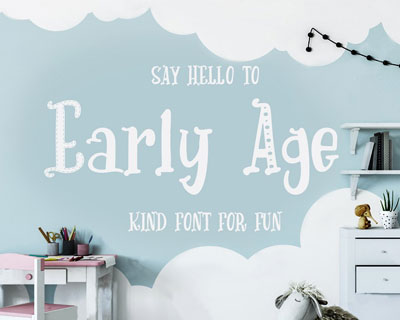 Early_Age-Regular英文字体下载