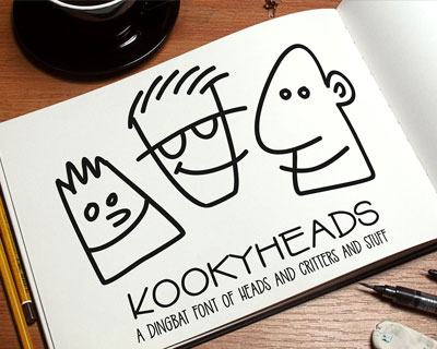 Kookyheads蝙蝠侠涂鸦字体下载