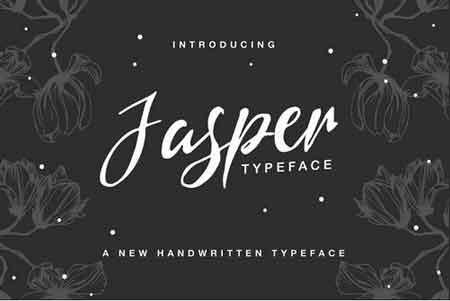 Jasper手写英文字体下载1