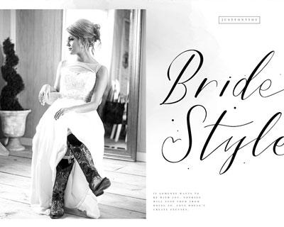 Bride Style英文字体下载