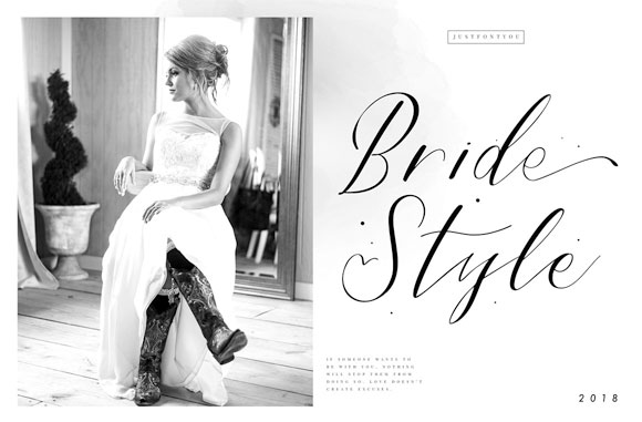 Bride Style英文字体下载1