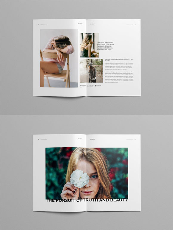 创意极简时尚杂志画册设计模板下载5