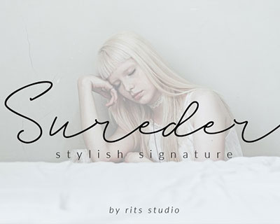 Sureder Stylish花式英文字体下载