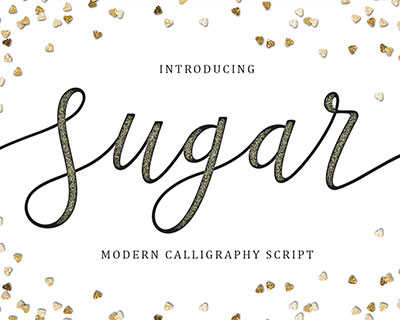 SugarScript英文字体下载