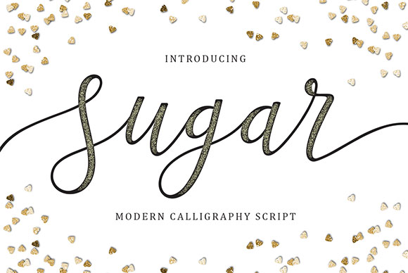 SugarScript英文字体下载